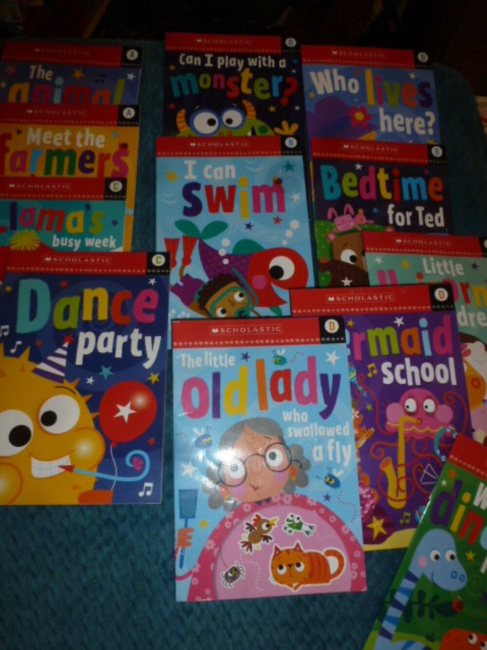 Scholastic Beginning Readers Book Lot – 12 Books (Levels A–D)